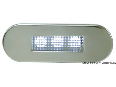 Luce di cortesia LED da incasso - frontale