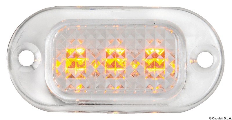 Luce di cortesia LED da incasso - frontale