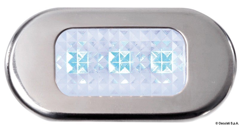 Luce di cortesia LED da incasso - frontale