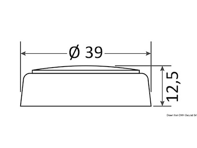 Luce di cortesia LED senza incasso Adara - verso il basso