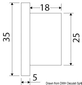 Luce di cortesia a LED da incasso - verso il basso