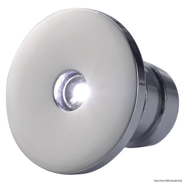 Luce di cortesia LED da incasso Apus-r - frontale