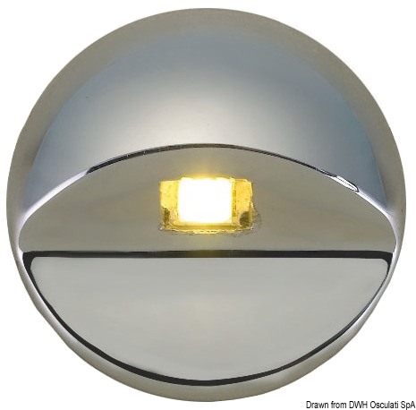 Luce di cortesia LED da incasso Alcor - verso il basso