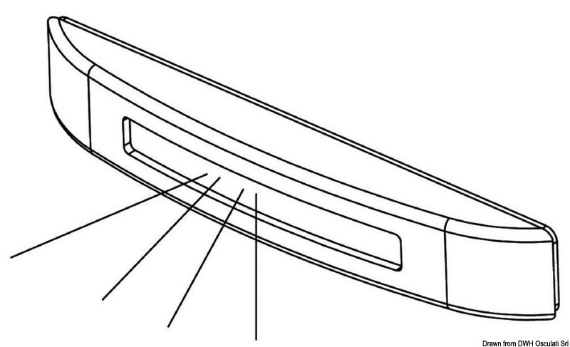 Luce di cortesia LED senza incasso
