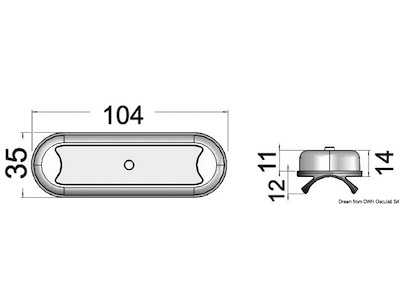 Plafoniera a LED compatta Bimini