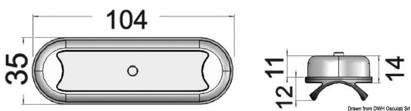 Plafoniera a LED compatta Bimini