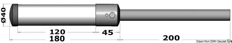 Asta estraibile LED con dimmer 
