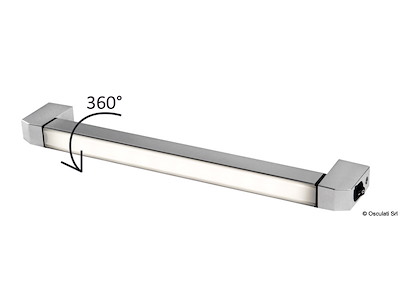 Plafoniera a LED Slash orientabile a 360°
