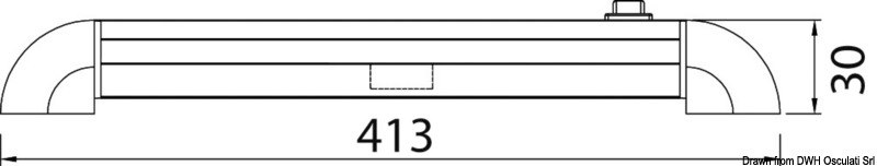 Luce LED a rotaia Turnstripe rotanti