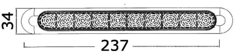 Plafoniera a LED da appoggio stagne
