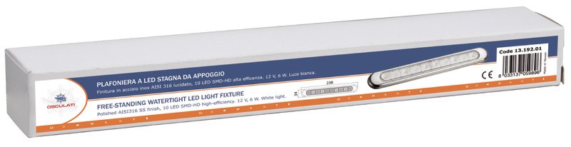 Plafoniera a LED da appoggio stagne