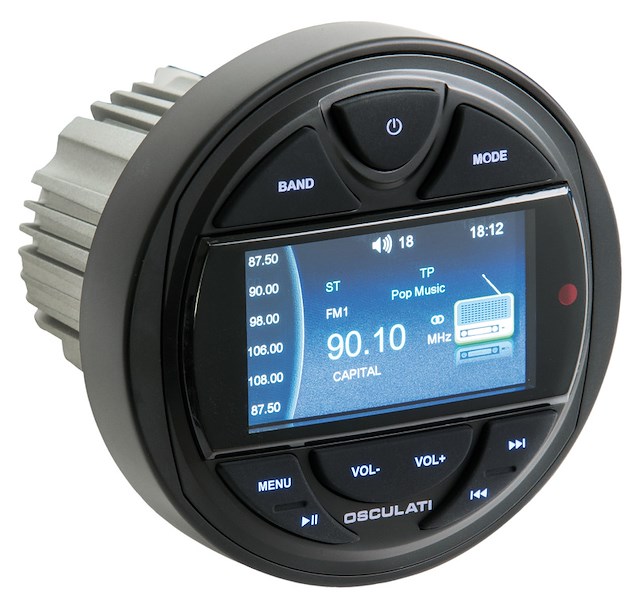 Radio da cruscotto con telecomando e antenna DAB inclusa