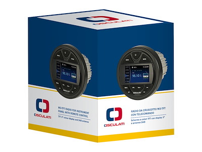 Radio da cruscotto con telecomando e antenna DAB inclusa