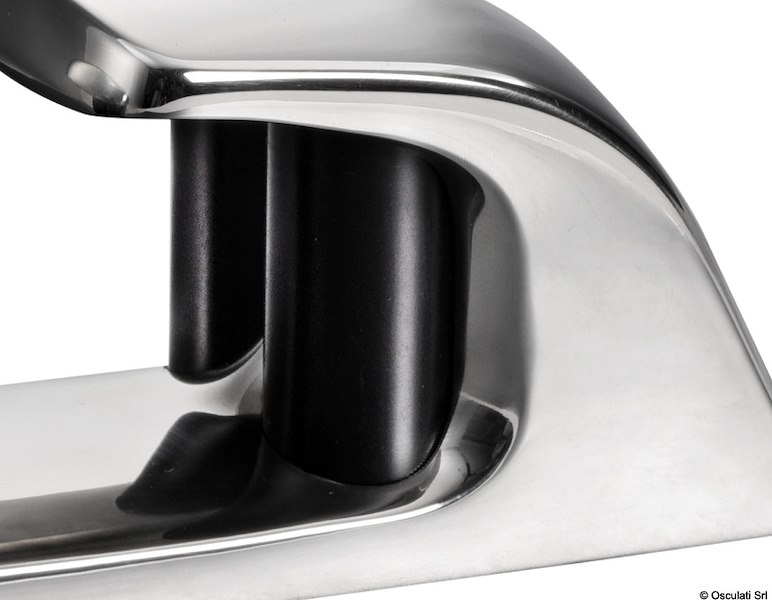 Passacavo inox Capri a rulli 210mm  