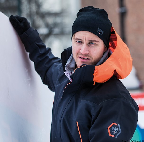 HH Lifa Merino Beanie nero STD 