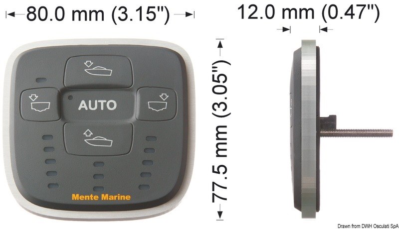 Pannello di controllo e gestione automatica dei flap MENTE-MARINE