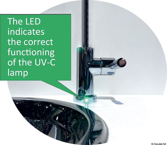 Depuratore acqua 12/24 V LED 