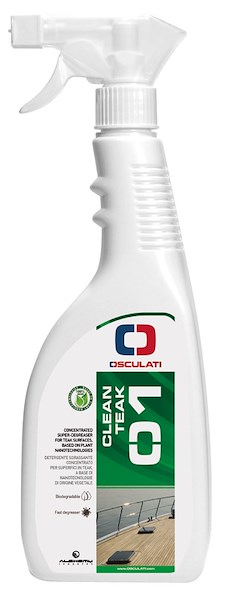 Cleanteak - detergente sgrassante per superfici in teak