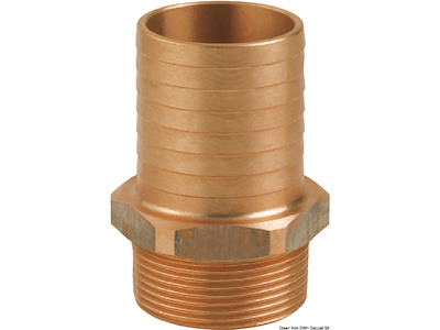 Portagomma maschio in bronzo GUIDI