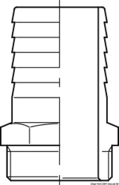 Portagomma maschio in bronzo GUIDI