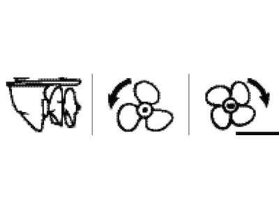 Eliche in alluminio per piedi DP 280/290 VOLVO Duo Prop tipo B