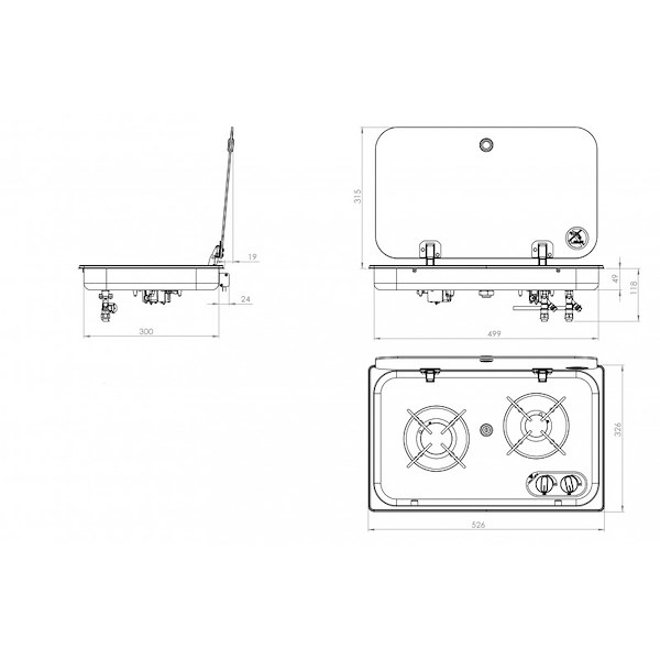PIANOCOTTURA INCASSO 2F + COPERCHIO