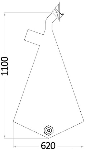 Sacco in PVC per doccia Saturn