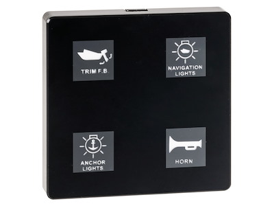 Pannello elettrico touch programmabile con centralina CAN-BUS