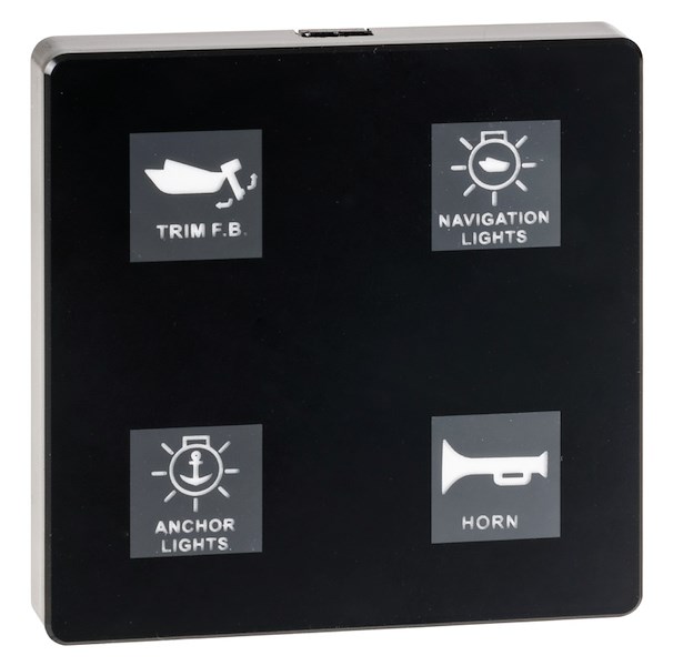 Pannello elettrico touch programmabile con centralina CAN-BUS