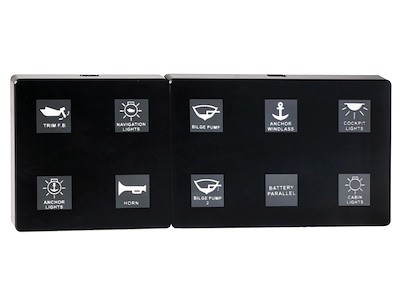 Pannello elettrico touch programmabile con centralina CAN-BUS