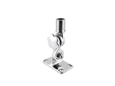 BASE ANTENNA INOX 316 DOPPIO SNODO