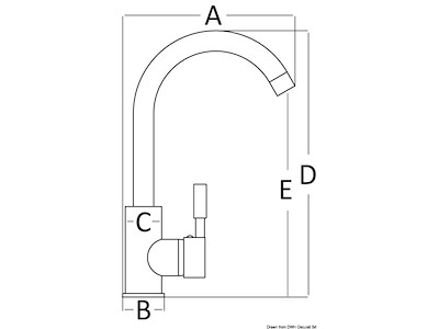 Miscelatore Diana lavello cucina 