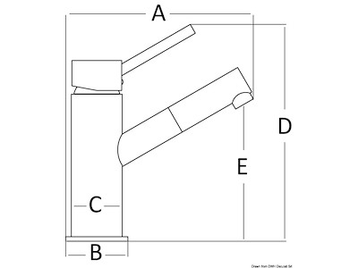 Miscelatore Diana lavello bagno 
