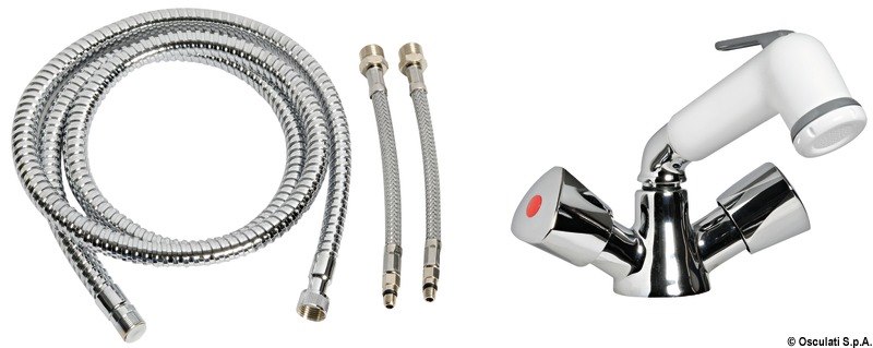 Monoforo girevole con doccetta 