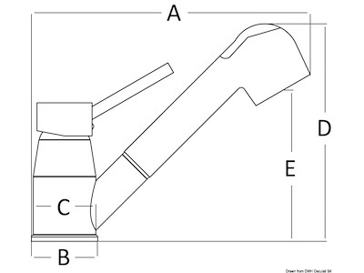 Miscelatore Diana girevole 