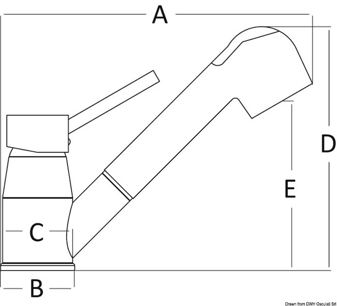 Miscelatore Diana girevole 