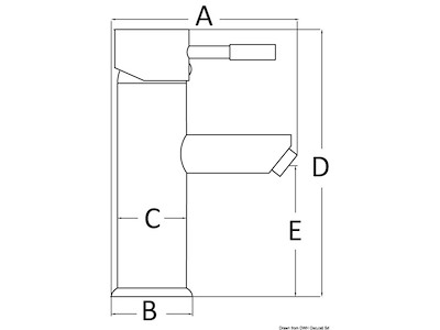 Miscelatore Diana lavello bagno 