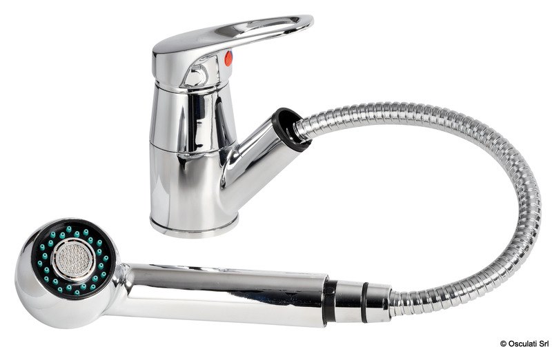 Miscelatore Olivia + doccia estraibile 