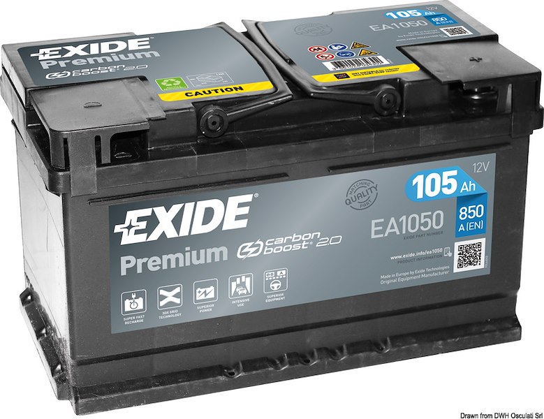 Batterie EXIDE Premium per avviamento