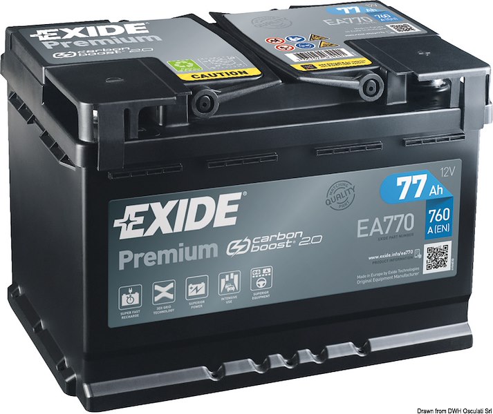 Batterie EXIDE Premium per avviamento