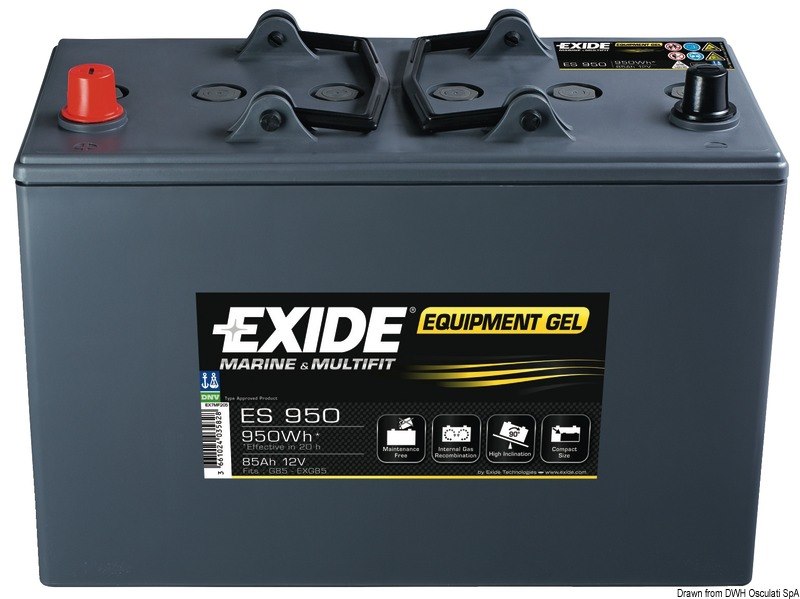 Batterie EXIDE Gel per servizi ed avviamento