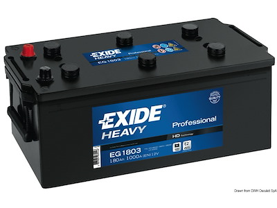 Batterie EXIDE Professional per avviamento e servizi di bordo
