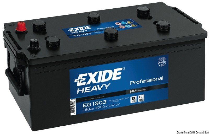 Batterie EXIDE Professional per avviamento e servizi di bordo