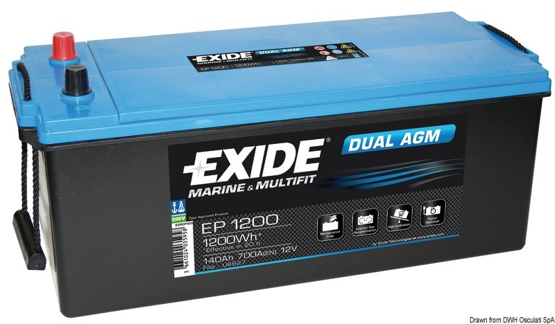 Batterie EXIDE Agm per servizi ed avviamento