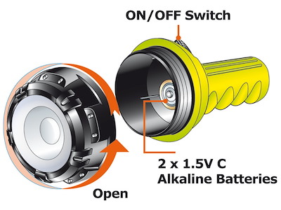 Torcia led subacquea Sub-Extreme 