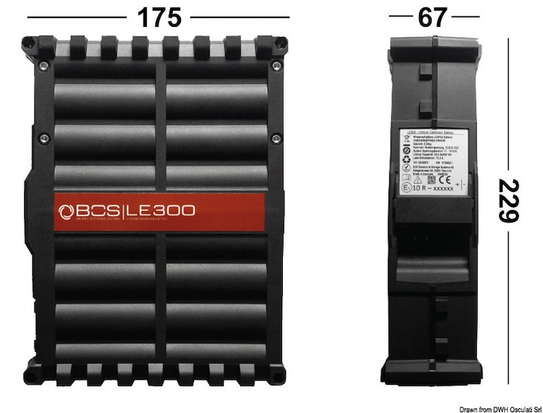 BOS LE300 - Estensione al litio per batterie al piombo
