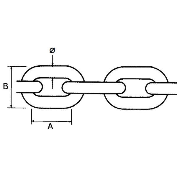CATENA ZINCATA GENOVESE 25MT
