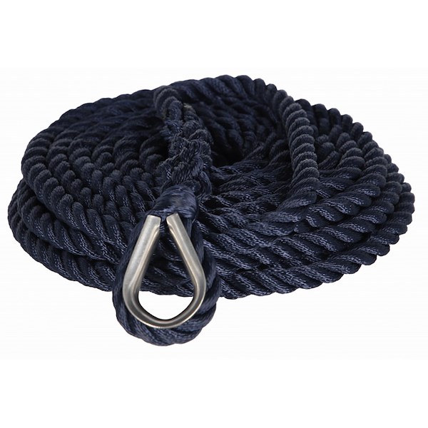 CIMA ALTA TENACITA' BLU NAVY DA ORMEGGIO CON REDANCIA