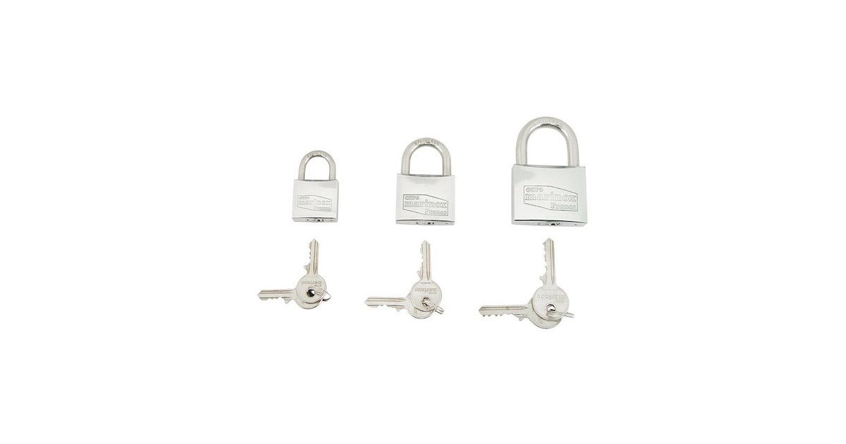 Scan Acciaio Inox Disco Tipo Lucchetto 70mm Con 3 Chiavi SCAPLSS70DIS